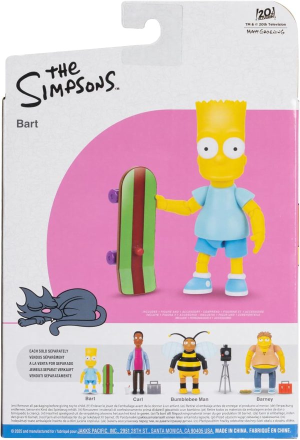 JAKKS Pacific The Simpsons 5 Inch Bart Figure Wave 4 part of our  collection
