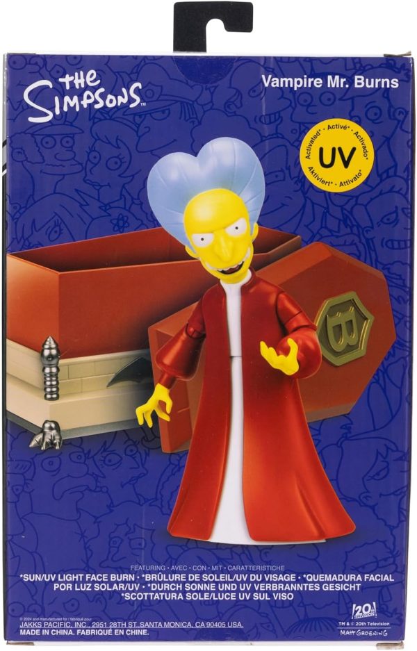 JAKKS Pacific The Simpsons Premium Vampire Mr. Burns 5 Inch Figure part of our  collection