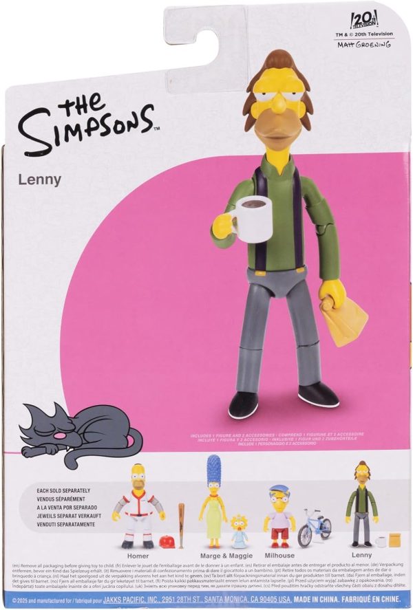 JAKKS Pacific The Simpsons 5 Inch Lenny FIgure Wave 3 part of our  collection