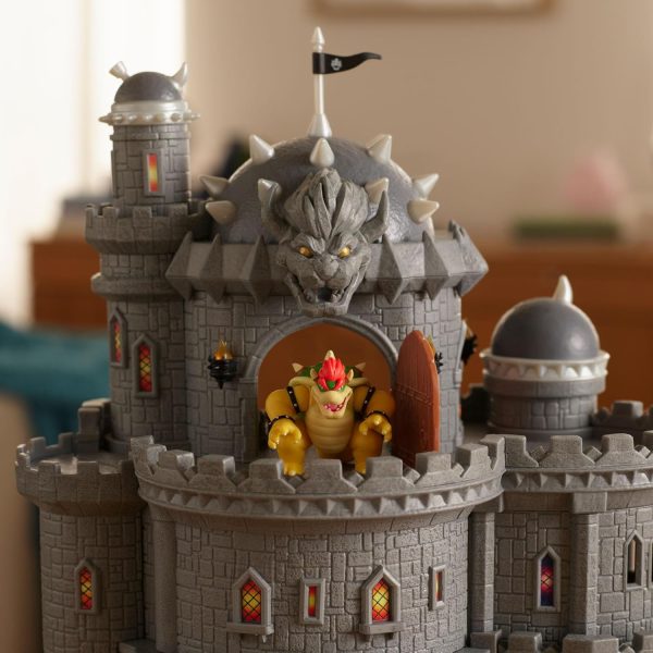 JAKKS Pacific Super Mario Galaxy Movie Deluxe Bowser Castle Playset Toys