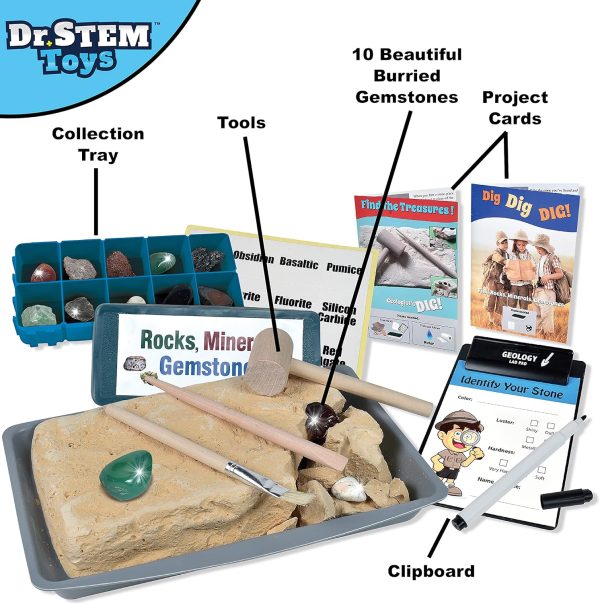 Discovery Rock & Gem Dig Set from Thin Air Brands