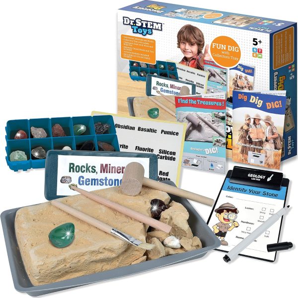 Thin Air Brands Discovery Rock & Gem Dig Set Thin Air Brands Discovery Rock & Gem Dig Set