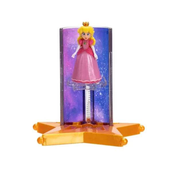 JAKKS Pacific The Super Mario Galaxy Movie Feature Figure Wave 1 Princess Peach 1.5 Inch JAKKS Pacific The Super Mario Galaxy Movie Feature Figure Wave 1 Princess Peach 1.5 Inch