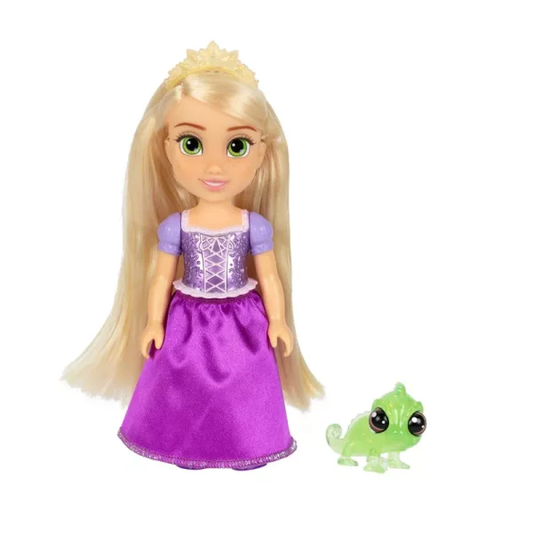 Disney Rapunzel Petite Doll with Molded Bodice & Pascal 6 Inch from JAKKS Pacific