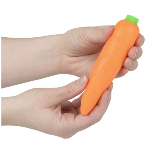Squish and Stretch Carrot 5.5 Inch from Toy Network