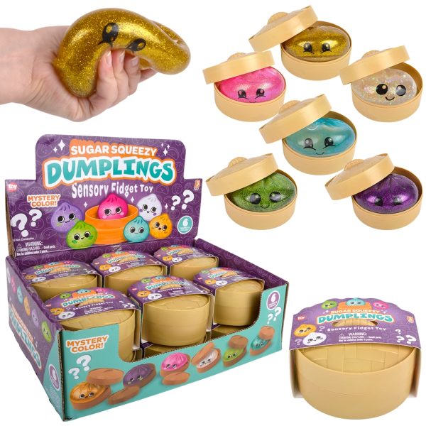 Toy Network Squeezy Sugar Glitter Mystery Dumplings 3.5 Inch Toy Network Squeezy Sugar Glitter Mystery Dumplings 3.5 Inch