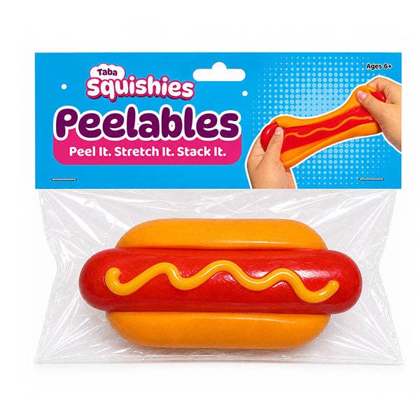 Showcase Taba Squishies Peelables Hot Dog
