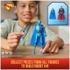 DC Comics Superman Movie Superman with Collect to Build Head Piece made by Spinmaster