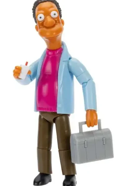 JAKKS Pacific The Simpsons 5 Inch Carl Figure Wave 4 JAKKS Pacific The Simpsons 5 Inch Carl Figure Wave 4