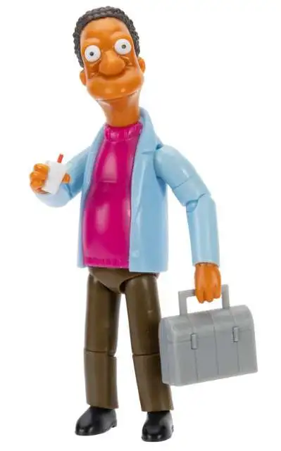 JAKKS Pacific The Simpsons 5 Inch Carl Figure Wave 4