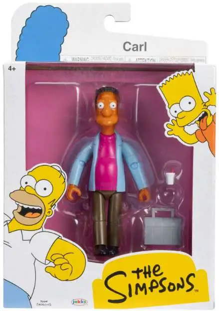 The Simpsons 5 Inch Carl Figure Wave 4 from JAKKS Pacific