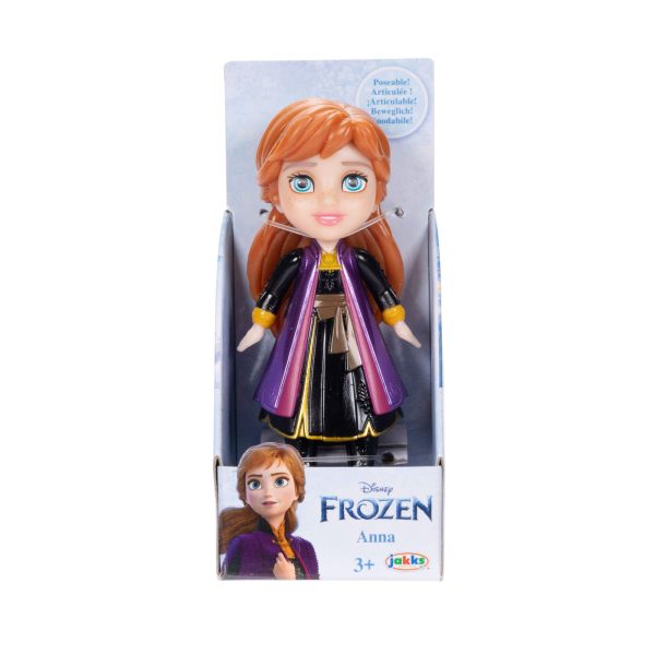 JAKKS Pacific Disney Princess Mini Doll Travel Anna 3 Inch JAKKS Pacific Disney Princess Mini Doll Travel Anna 3 Inch