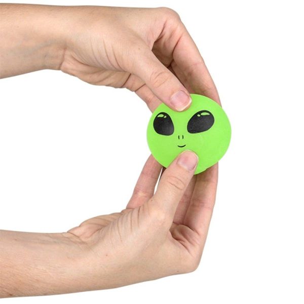 Squeezy Alien Sugar Ball 2.4 Inch from Toy Network