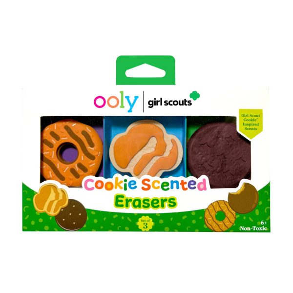 OOLY OOLY x Girl Scouts Cookie Scented Erasers - Set of 3