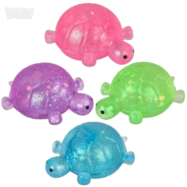 Sugar Squeezy Glitter Turtles Assorted Colors from Toy Network