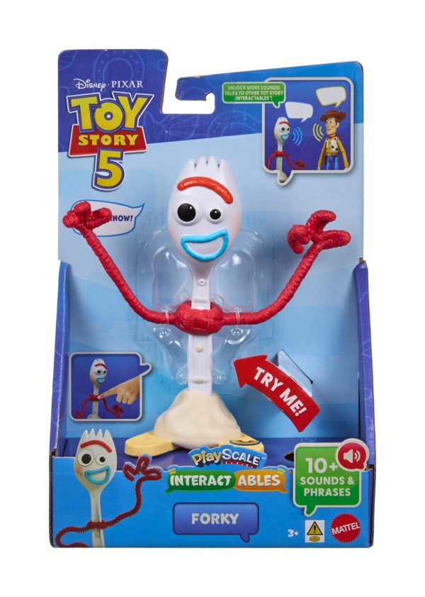 Mattel Toy Story 5 Playscale Interactables Forky