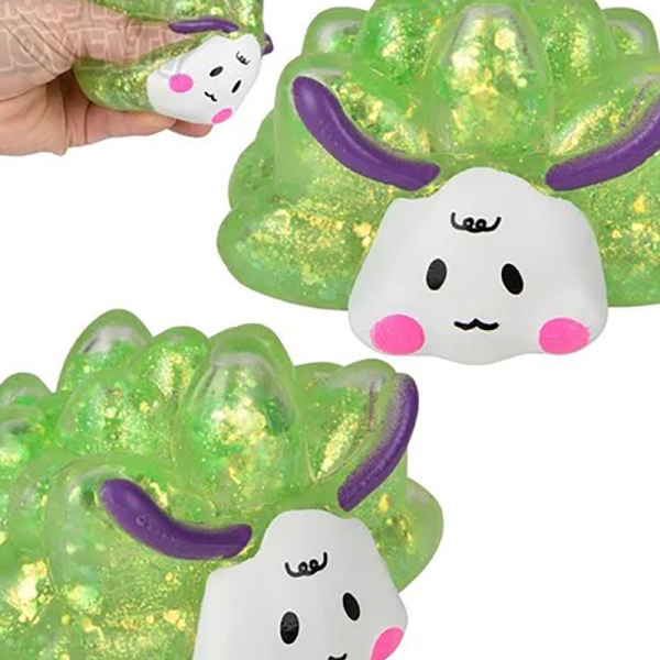 Toy Network Sugar Squeezy Glitter Leaf Sheep 3 Inch