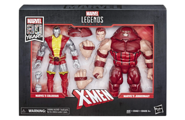 Marvel Legends Colossus & Juggernaut : Marvel 80th Anniversary