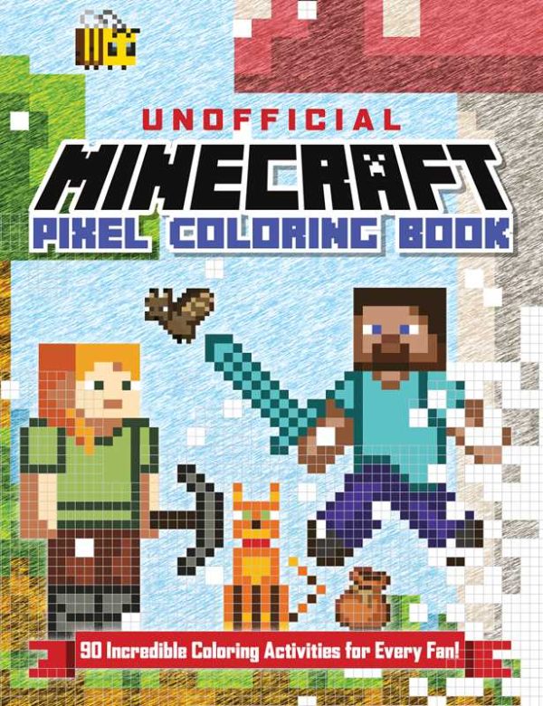 Simon & Schuster Unofficial Minecraft Pixel Coloring Book