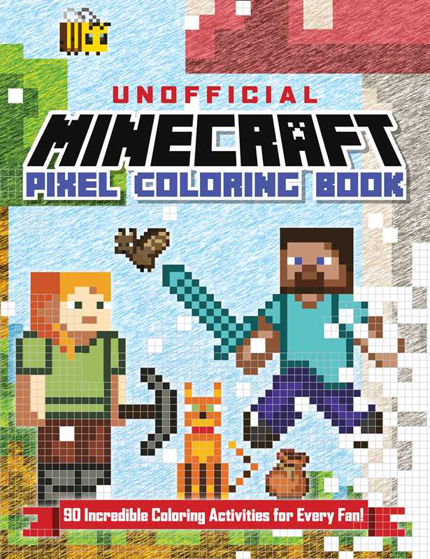 Simon & Schuster Unofficial Minecraft Pixel Coloring Book