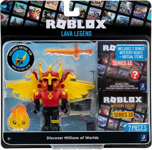 Roblox The Floor is Lava: Lava Legend + Two Mystery Figure Bundle from UCC Distributing Roblox The Floor is Lava: Lava Legend + Two Mystery Figure Bundle from UCC Distributing