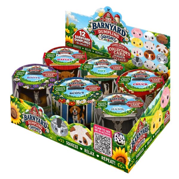 Novelty Brands Fun Doh Farm Barnyard Squishy Dumpling Toy Toys