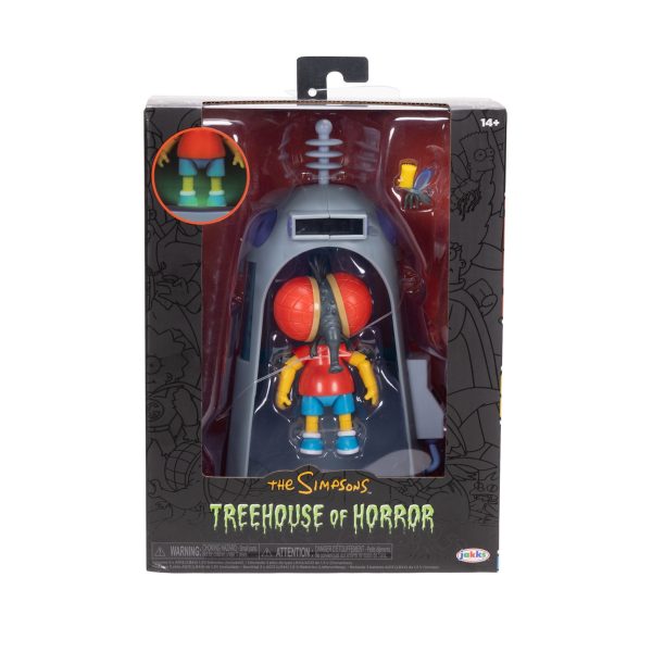 JAKKS Pacific The Simpsons Treehouse of Horror Fly Boy Bart 5-Inch Action Figure part of our  collection