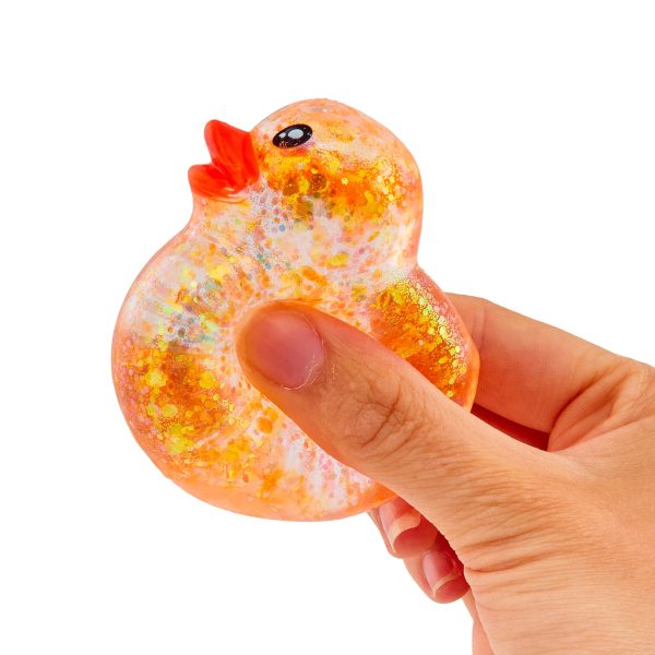 Showcase Squishy Glitter Sensory Toybox Ducks 4-Pack Toys Showcase Squishy Glitter Sensory Toybox Ducks 4-Pack Toys