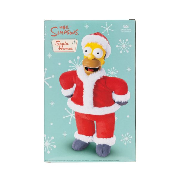 JAKKS Pacific The Simpsons Santa Homer 10-Inch Roto-Plush Toys