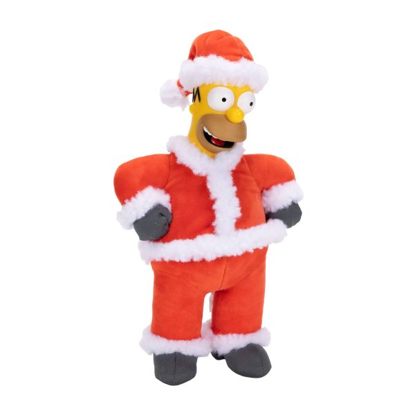 JAKKS Pacific The Simpsons Santa Homer 10-Inch Roto-Plush