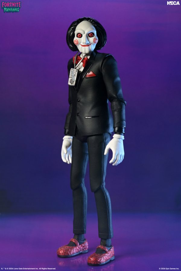 NECA Fortnite x Saw Fortnitemares 7" Scale Billy the Puppet Figure part of our  collection