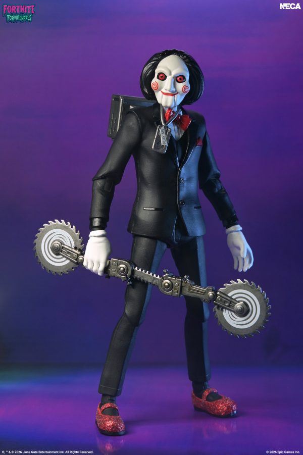 NECA Fortnite x Saw Fortnitemares 7" Scale Billy the Puppet Figure