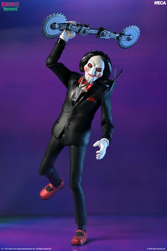 NECA Fortnite x Saw Fortnitemares 7" Scale Billy the Puppet Figure available at Blossom