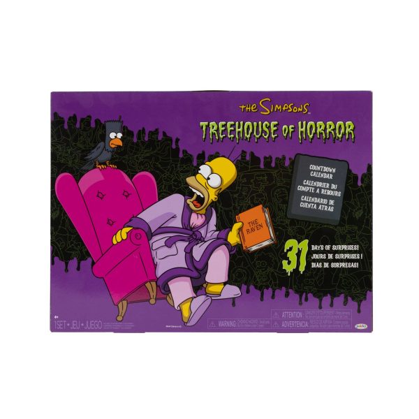JAKKS Pacific The Simpsons Treehouse of Horror 31-Day Countdown Calendar