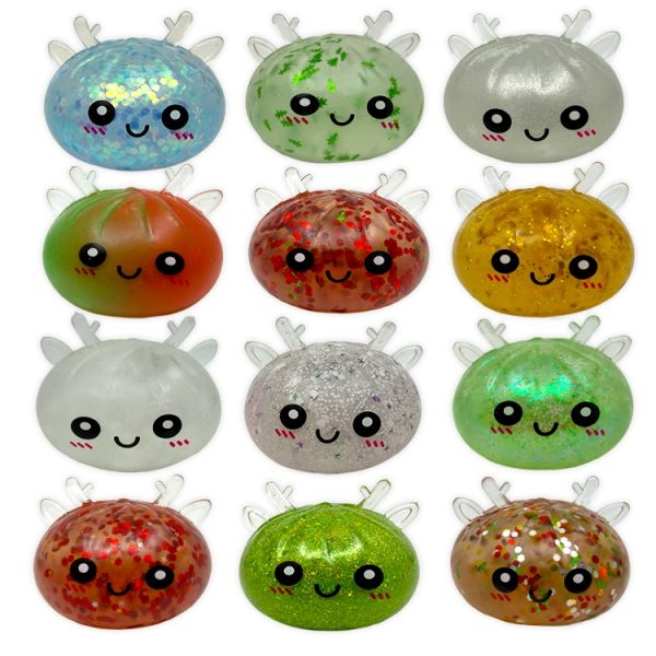 Fun Doh Christmas Mystery Reindeer Dumpling Squishy Toy from Novelty Brands Fun Doh Christmas Mystery Reindeer Dumpling Squishy Toy from Novelty Brands