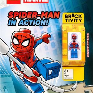 Simon & Schuster LEGO Marvel: Spider-Man in Action! Book and Minifigure