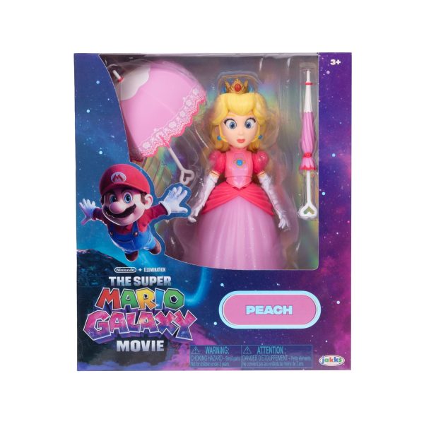 The Super Mario Galaxy Movie 5-Inch Action Figures Wave 2 Peach made by JAKKS Pacific