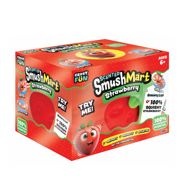 Showcase RMS SmushMart Giant Scented Strawberry Squishy