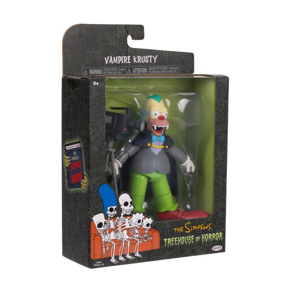 JAKKS Pacific The Simpsons Treehouse of Horror Vampire Krusty 5-Inch Deluxe Figure Toys
