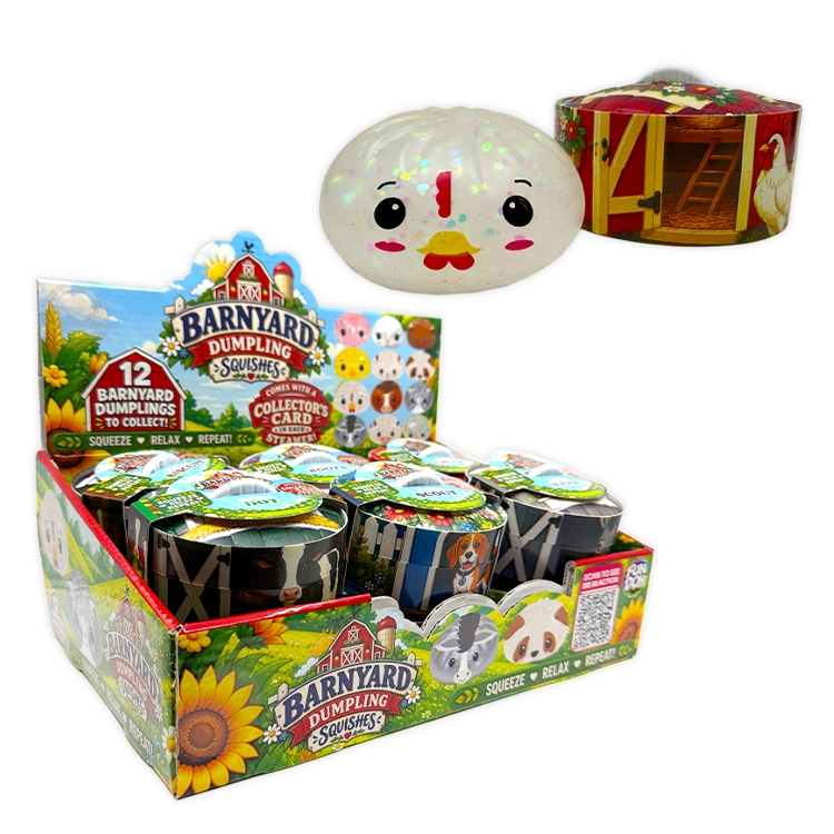 Novelty Brands Fun Doh Farm Barnyard Squishy Dumpling Toy