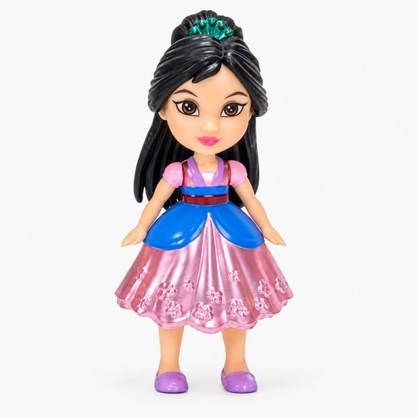 JAKKS Pacific Disney Princess 3-Inch Mini Toddler Dolls Mulan