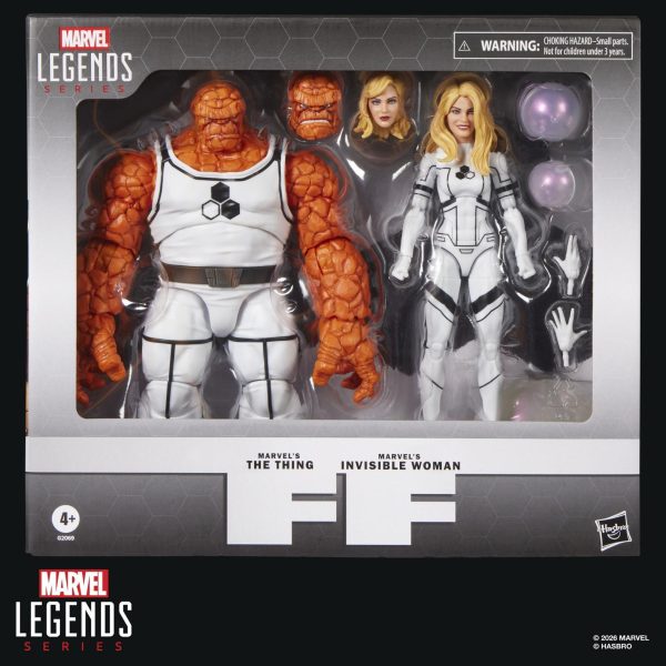 Hasbro Marvel Legends Future Foundation The Thing & Invisible Woman 2-Pack Toys