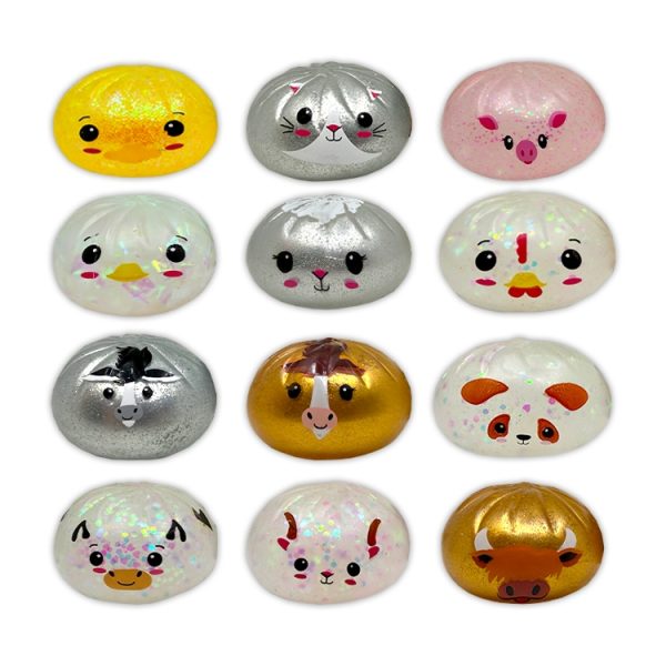 Fun Doh Farm Barnyard Squishy Dumpling Toy from Novelty Brands