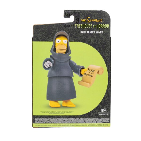 JAKKS Pacific The Simpsons Treehouse of Horror Grim Reaper Homer 5-Inch Deluxe Figure available at Blossom