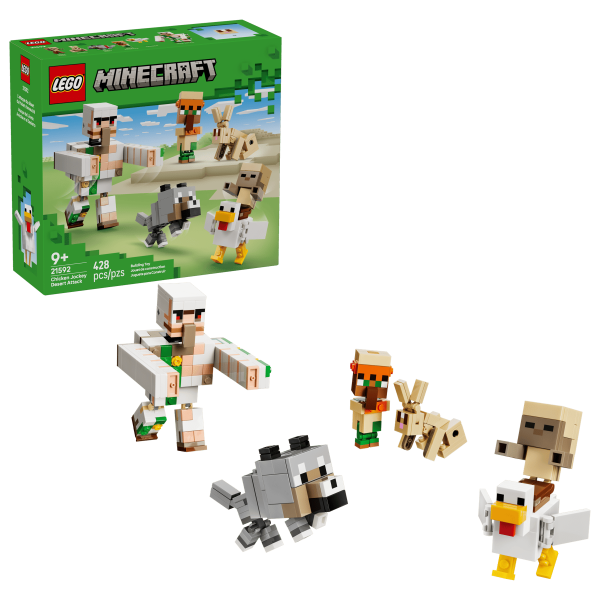 LEGO Minecraft Chicken Jockey Desert Attack 21592 LEGO Minecraft Chicken Jockey Desert Attack 21592