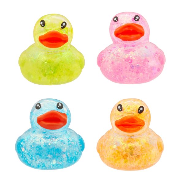 Squishy Glitter Sensory Toybox Ducks 4-Pack from Showcase Squishy Glitter Sensory Toybox Ducks 4-Pack from Showcase