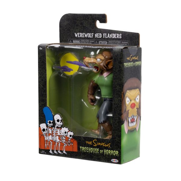 JAKKS Pacific The Simpsons Treehouse of Horror Werewolf Ned Flanders 5-Inch Deluxe Figure Toys JAKKS Pacific The Simpsons Treehouse of Horror Werewolf Ned Flanders 5-Inch Deluxe Figure Toys