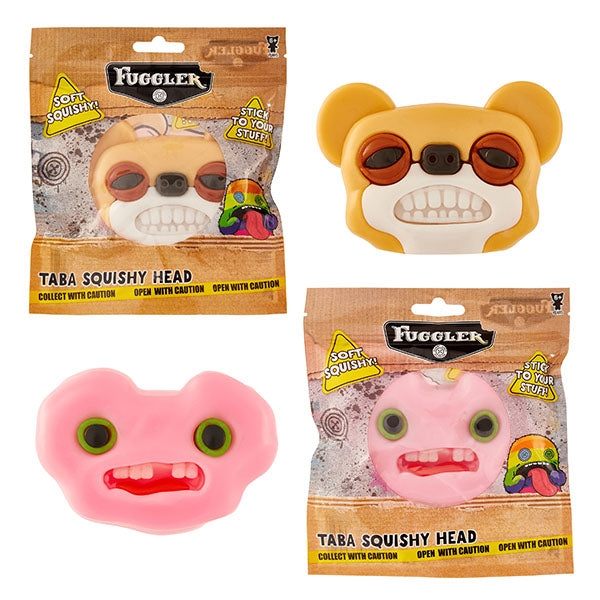 Showcase Fuggler Head Taba Squishy Fidget Toy Assorted Toys Showcase Fuggler Head Taba Squishy Fidget Toy Assorted Toys