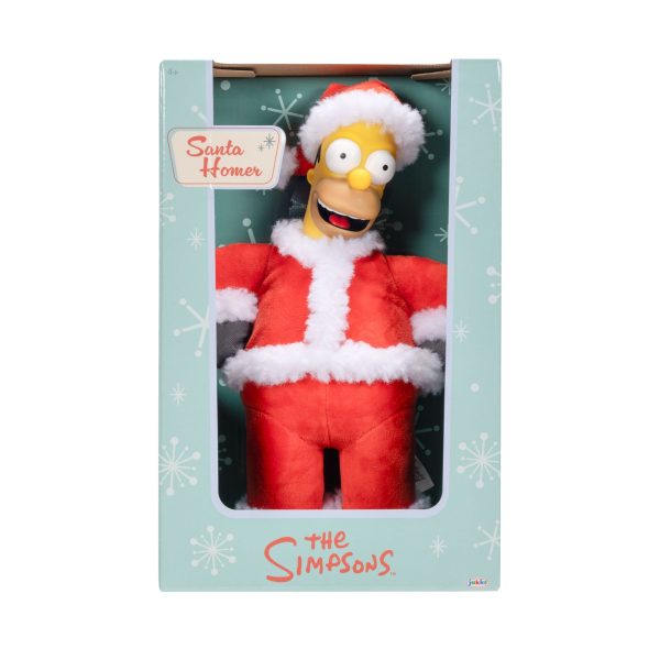 The Simpsons Santa Homer 10-Inch Roto-Plush from JAKKS Pacific