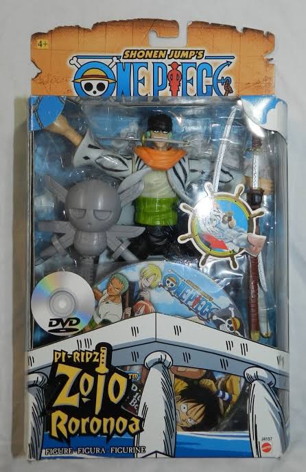 Mattel Shonen Jump's One Piece Pi-Ripz Dvd Zoro Roronoa J4157